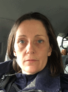 Jill Eriksson, områdespolis i Göteborg City