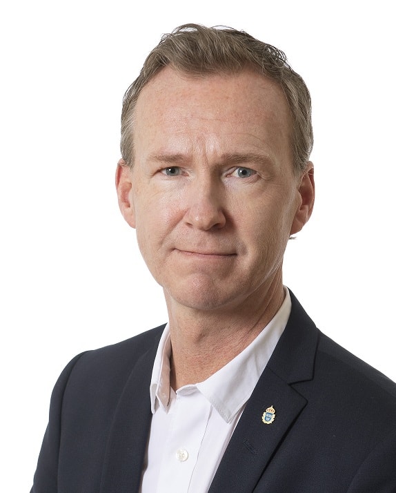 Fredrik Modigh, ekonomidirektör Polismyndigheten