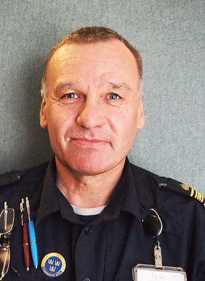 Morten Gunneng, vakthavande befäl på RLC Väst.
