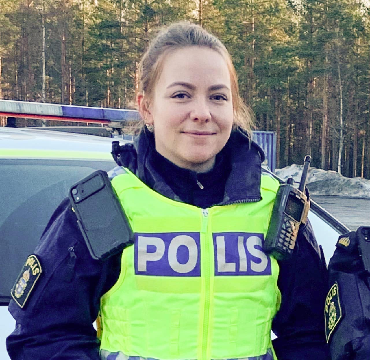 Jessica Roos, polis på IGV i Örebro som gick över till fast lista i december 2022.