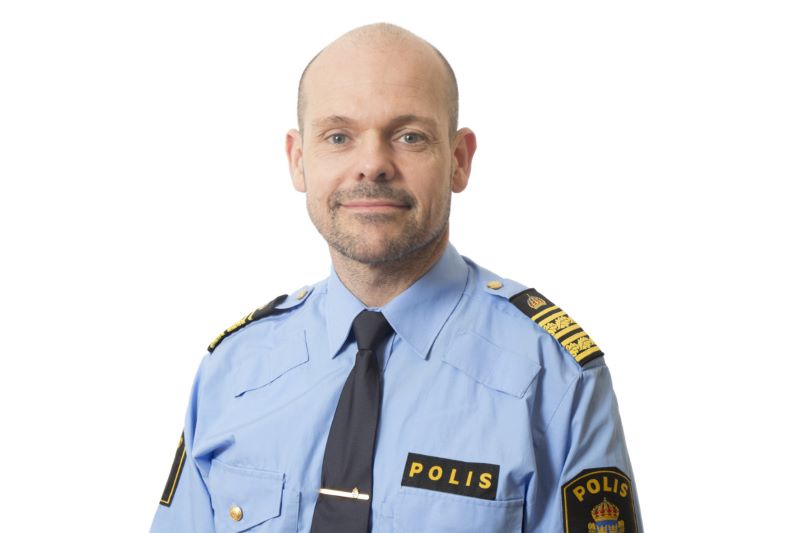 Patrick Ungsäter, regionpolischef i Bergslagen.