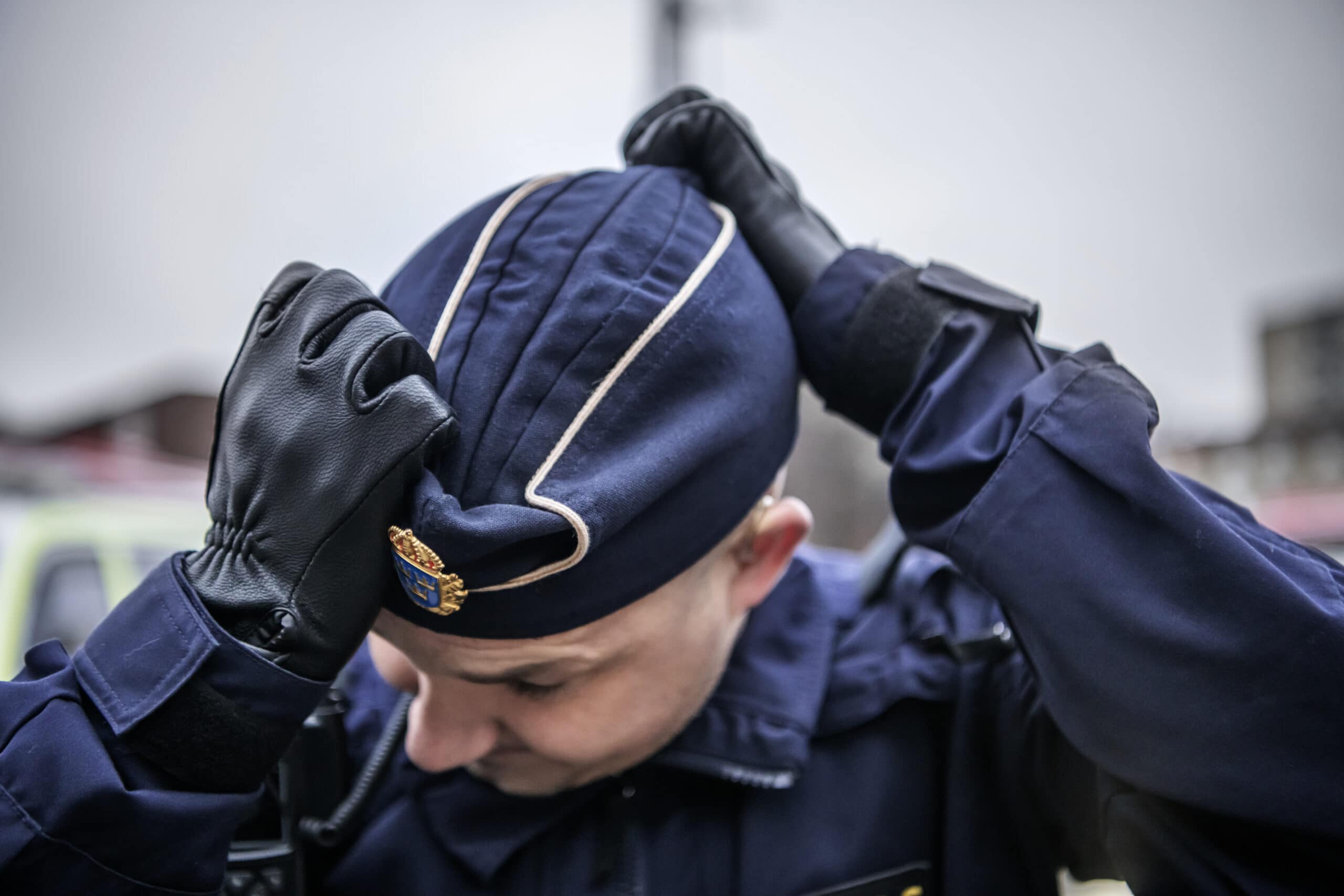 Apropå poserande poliser