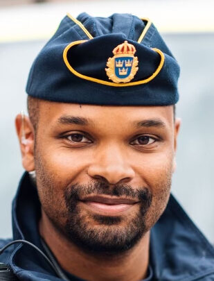 Benjamin Prom, gruppchef för områdespolisen i Norrköping