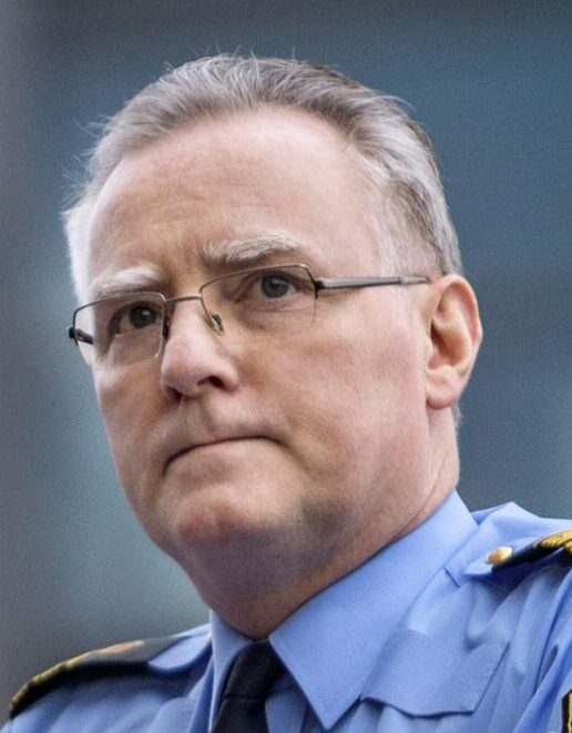 Andrew Tomkinson, vakthavande befäl i Uppsala och ordförande förbundsområde chef i Polisförbundet Mitt