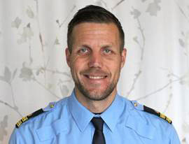 Christian Nylén,lokalpolisområdeschef i Storgöteborg Syd och ordförande förbundsområde chef i Polisförbundet Syd