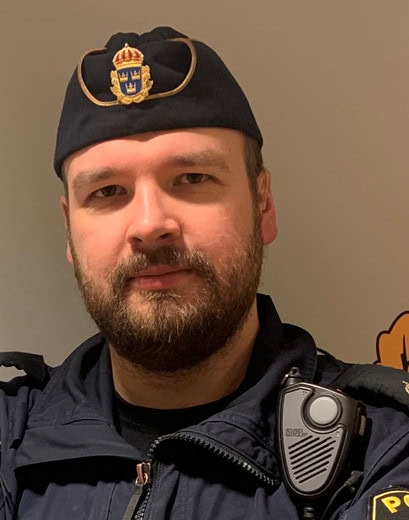 Benjamin Sjöberg. ingripandepolis lokalpolisområde Gästrikland
