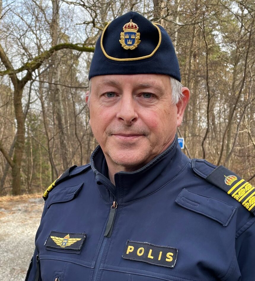 Jonas Andersson, biträdande sektionschef Polisflyget